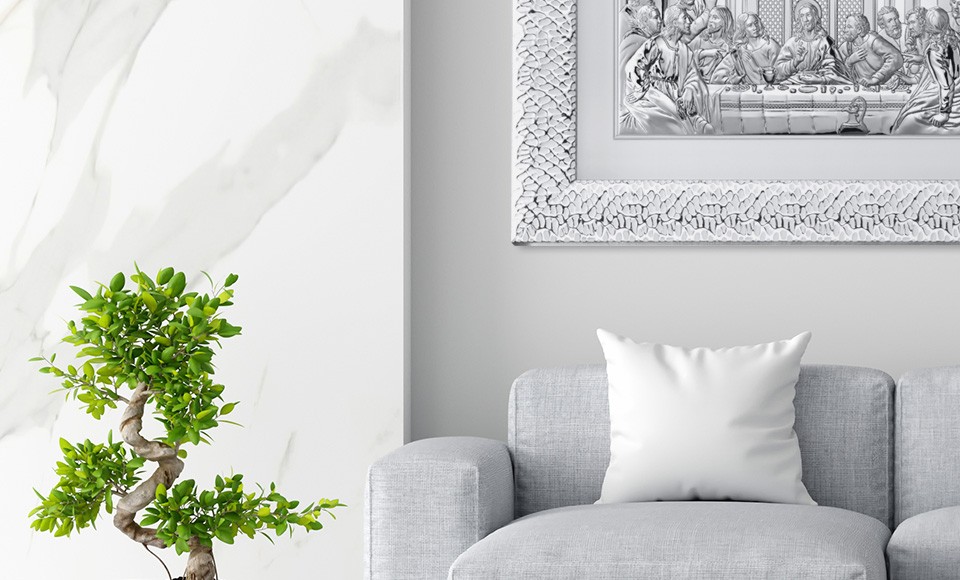 Silber Bild Letzte Abendmahl