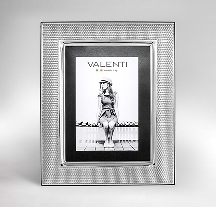 Silber Bilderrahmen Geschenk für ein Paar; Hersteller: Valenti & Co