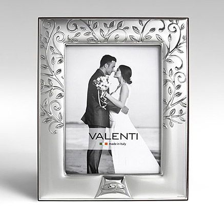 Silber Fotorahmen Valenti Hochzeit, Hochzeitsjubiläum Geschenk; Hersteller: Valenti & Co