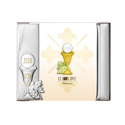 Versilberte Bilderrahmen für ein Kind Klassisches Kommunionsgeschenk; Hersteller: Valenti & Co