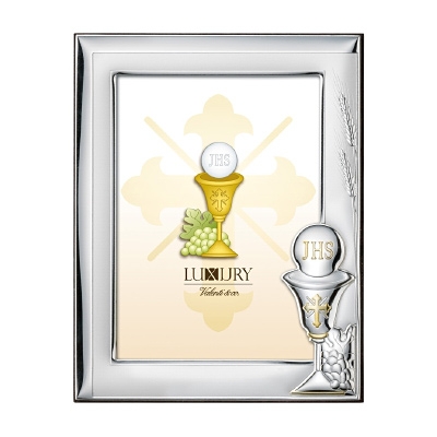 Silber Fotorahmen für ein Kind Geschenkidee zur Kommunion; Hersteller: Valenti & Co