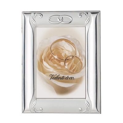 Versilberte Rahmen für Foto Hochzeit, Hochzeitsjubiläum Geschenk; Hersteller: Valenti & Co