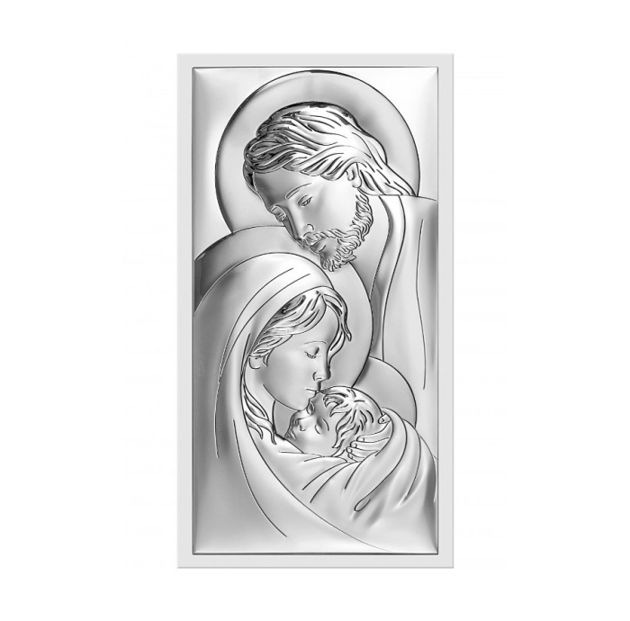 Heilige Familie Versilbertes Bild Beltrami