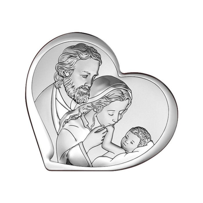 Silber Bild Heilige Familie Geschenkidee zur Hochzeit Beltrami