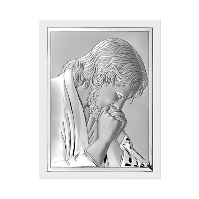 Jesus Christus Silber Heiligenbild; Hersteller: Valenti & Co