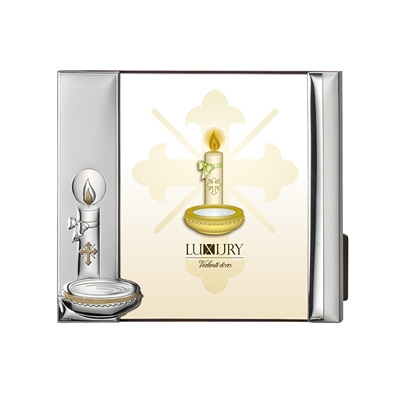 Silber Bilderrahmen zur Taufe Gechenk für Patenkind; Hersteller: Valenti & Co