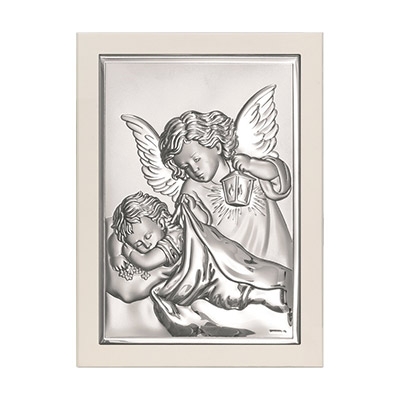 Engel über Kind zur Taufe und Erstkommunion; Hersteller: Beltrami