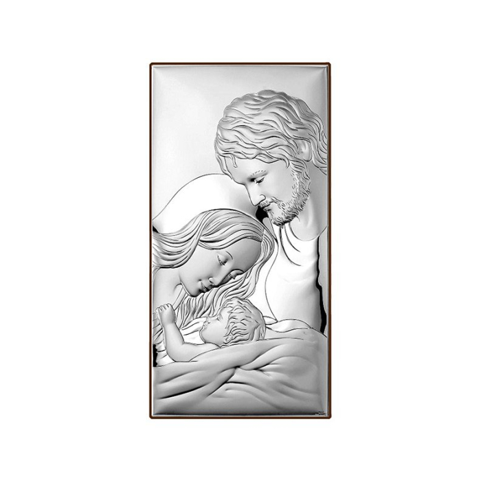 Silber Bild Heilige Familie Geschenk zur Hochzeit Valenti & Co