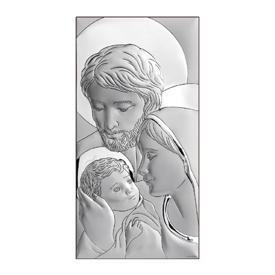 Silber Bild Heilige Familie Geschenk zur Hochzeit; Hersteller: Beltrami