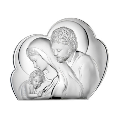 Silber Bild Heilige Familie Geschenk zur Hochzeit; Hersteller: Valenti & Co