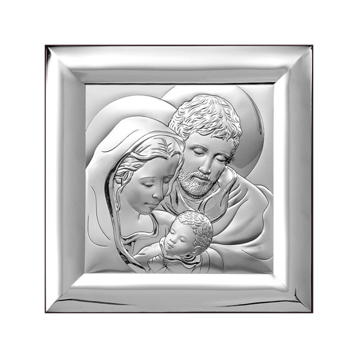 Heilige Familie Silber Bild zur Hochzeit Beltrami