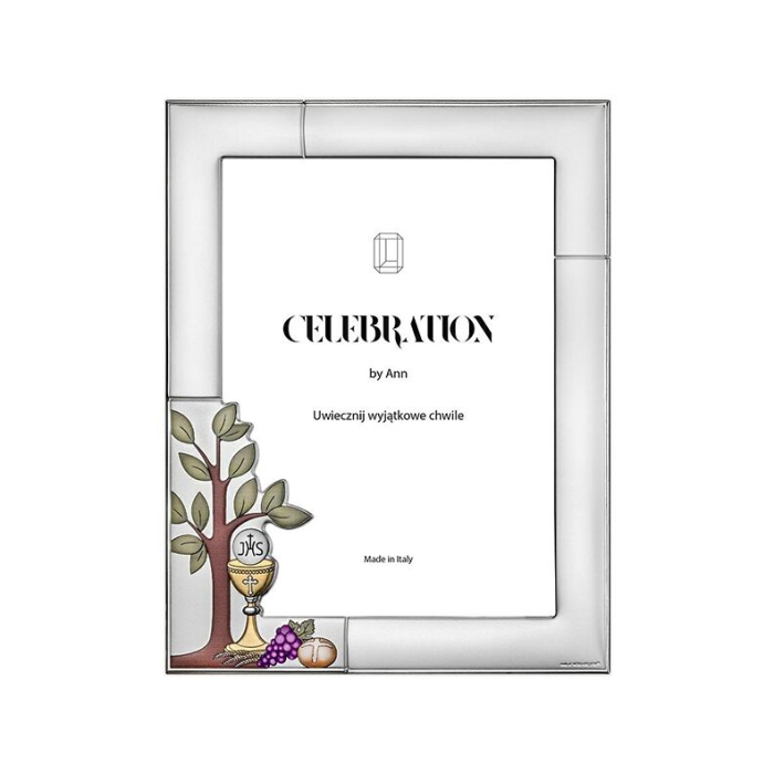 Silber Bilderrahmen zur Kommunion Geschenk zur Erstkommunion Beltrami
