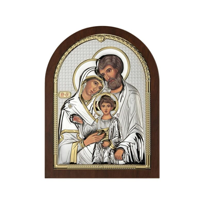 Heilige Familie Silberne Ikone Beltrami
